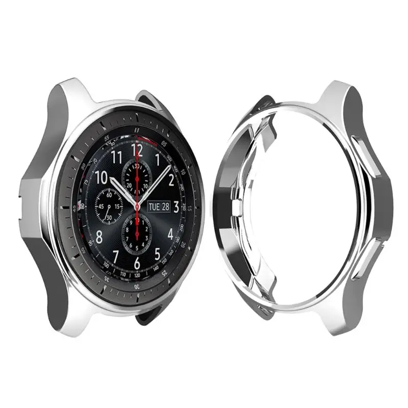 46 мм покрытие ТПУ против царапин рамка Защитная крышка оболочка для samsung gear S3 классический S4 Galaxy Watch JUL31