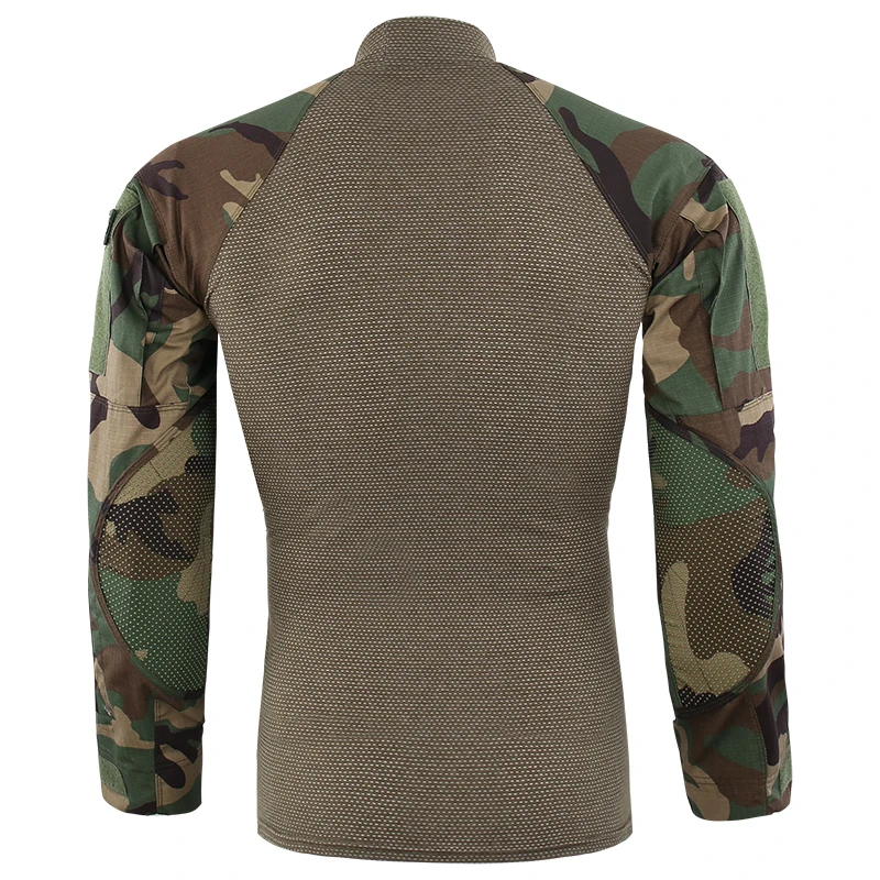 Men's Sport Breathable Quick-dry T-Shirt Army Military Tactical Tops Hiking Camping Spring Tees Camouflage Combat Sport T-Shirt