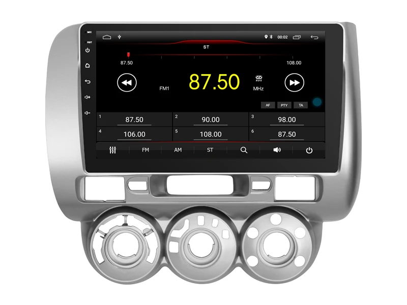 Sale Car Multimedia Player 9inch IPS Screen Monitor GPS tape recorder Bluetooth Android 9.0 For HONDA FIT JAZZ 2006-2008 Auto Audio 2
