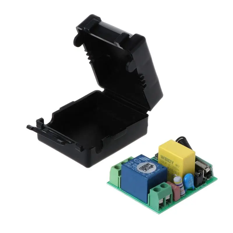 AC 220V 10A 2 кнопки 315/433MHz RF беспроводной пульт дистанционного управления Лер переключатель приемник и передатчик Комплект аксессуаров LX9A