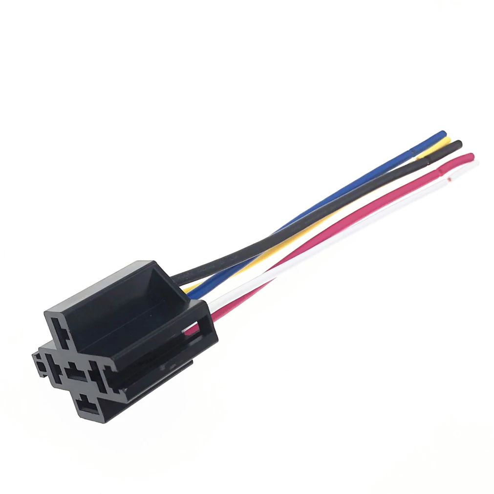 5 компл. DC 12 В 40A AMP реле и розетка SPDT 5 Pin 5 провод 12V-C JD1914 для авто автомобильные аксессуары для грузовиков