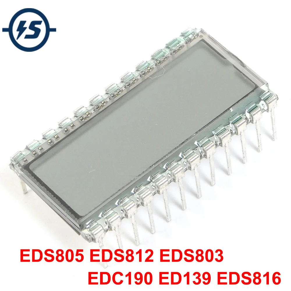 TN LCD Display Module Without Backlight Digit Display Screen Static Driving TN Positive EDS803 EDS805 EDS810 EDS816 ED139 EDC190