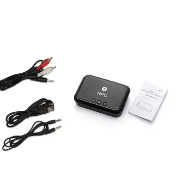 

Bluetooth Receiver NFC/USB Disk Music Reading Stereo Wireless Adapter 3.5mm AUX/RCA Car Speaker Bluetooth Audio Receiver