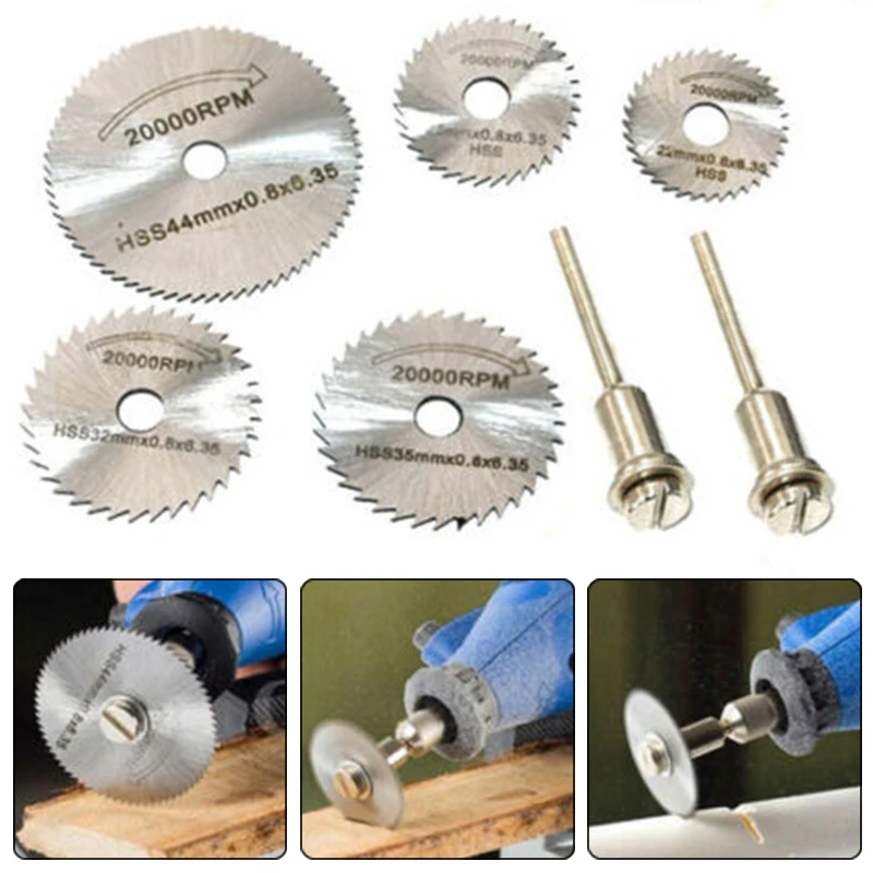 

5 Pcs/Set Mini Cutting Disc For Rotory Accessories Diamond Grinding Wheel Rotary Circular Saw Blade Abrasive Diamond Disc