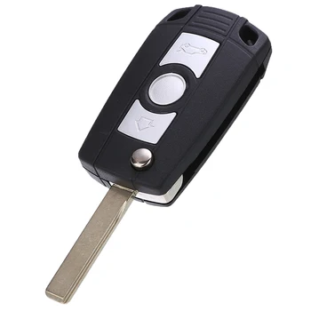 

1 pcs Car Key Fob Case Shell 3 Buttons Car Styling Flip Car Key Case Cover For BMW E81 E46 E39 E63 E38 E83 E53 E36