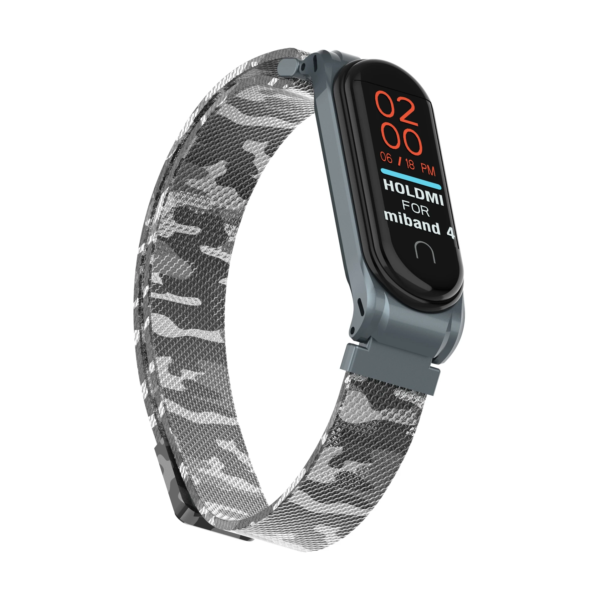 Запястье для Xiaomi mi Band 4 3 металлический ремешок фитнес-Браслет Смарт-часы спортивные mi lanese Pulseira Correa пояс для mi band 4 3