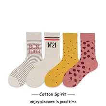 Милые уличные носки Ins хлопковые рождественские носки для катания на коньках в японском стиле Индивидуальные женские носки Meia Perola Qy