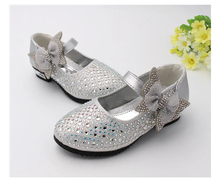 Новая детская обувь для принцессы сандалии для маленьких девочек свадебные туфли милые модельные сандалии с бантом Вечерние кожаные туфли для девочек