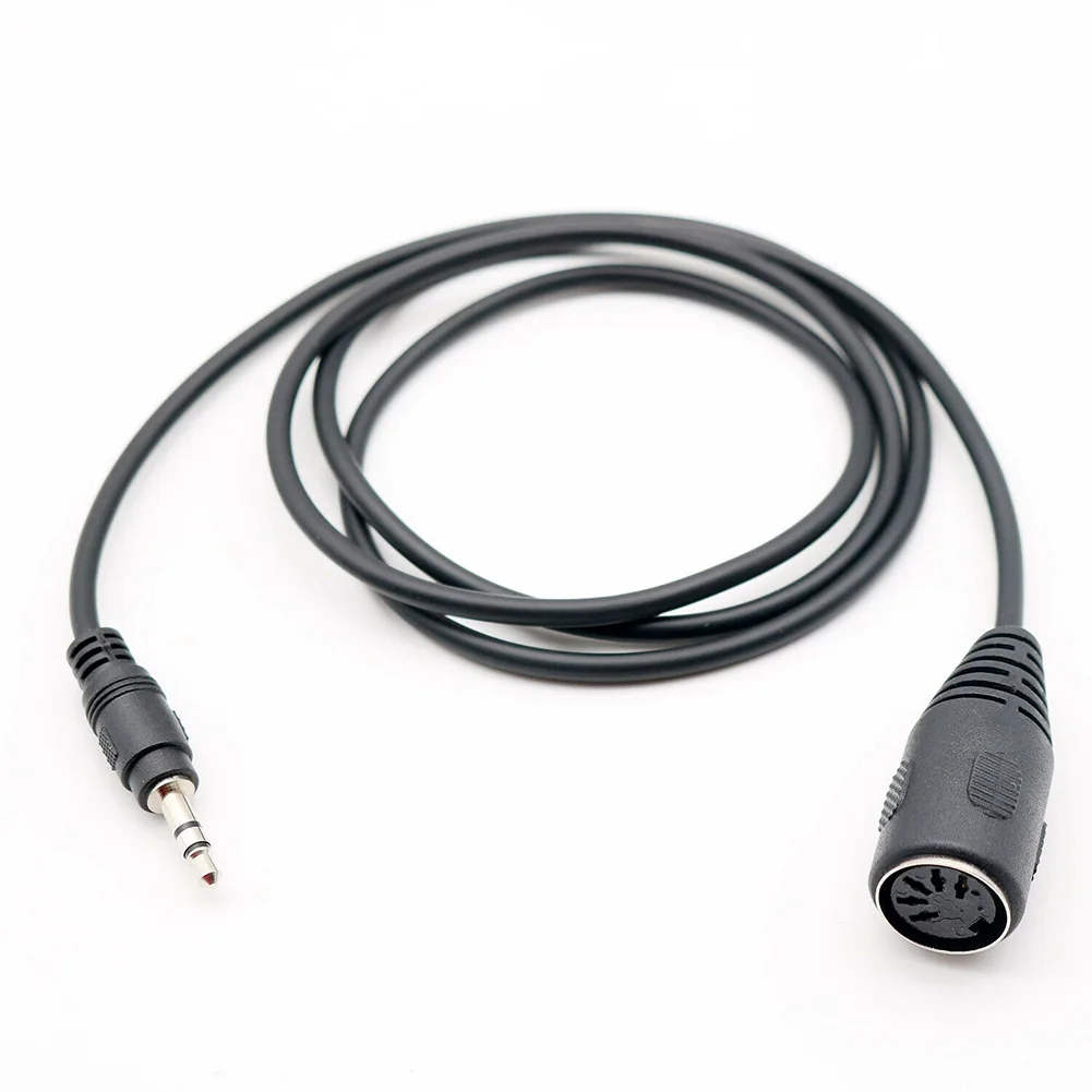1 Meter Portable Headphone Jack Stereo Audio Transfer Smartphones Adapter Cable 3.5 Male To DIN 5P Female Midi Extending Input |