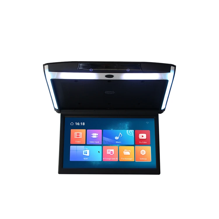 11,6/12,5 дюйма на крышу Android 8,1 автомобильный монитор с поддержкой HD 1080P wifi/Bluetooth/FM Встроенный динамик с USB/TF картой/HDMI портом - Цвет: 11.6 inch black