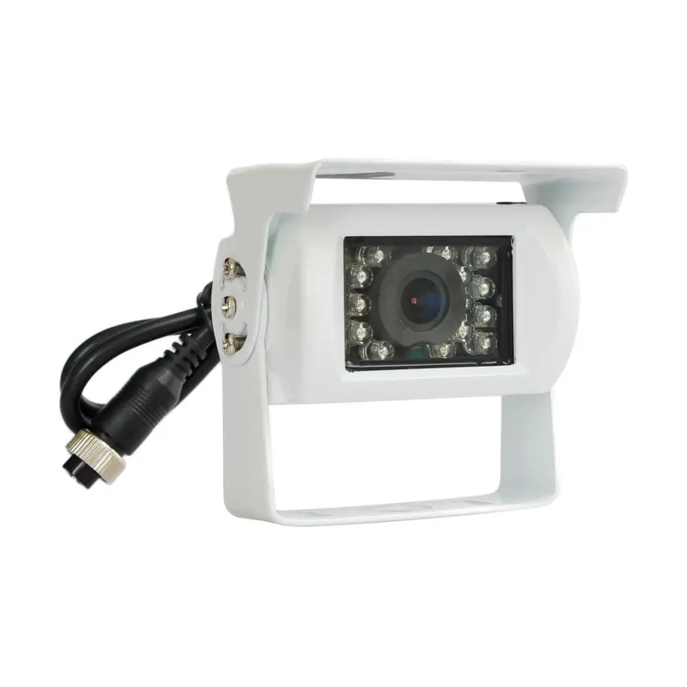 SMALUCK DC 12 V-24 V 4," на тонкопленочных транзисторах на тонкоплёночных транзисторах ЖК-дисплей автомобильный монитор Дисплей+ 4 Pin ИК Ночное Видение заднего вида Камера для автобуса грузовика для автофургонов, б/у