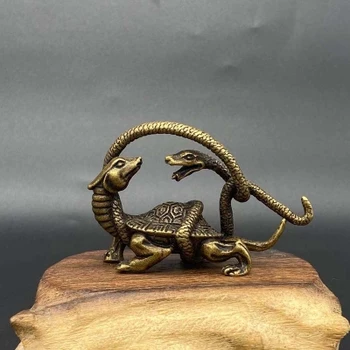 

Retro Tea favorite snake turtle small ornament