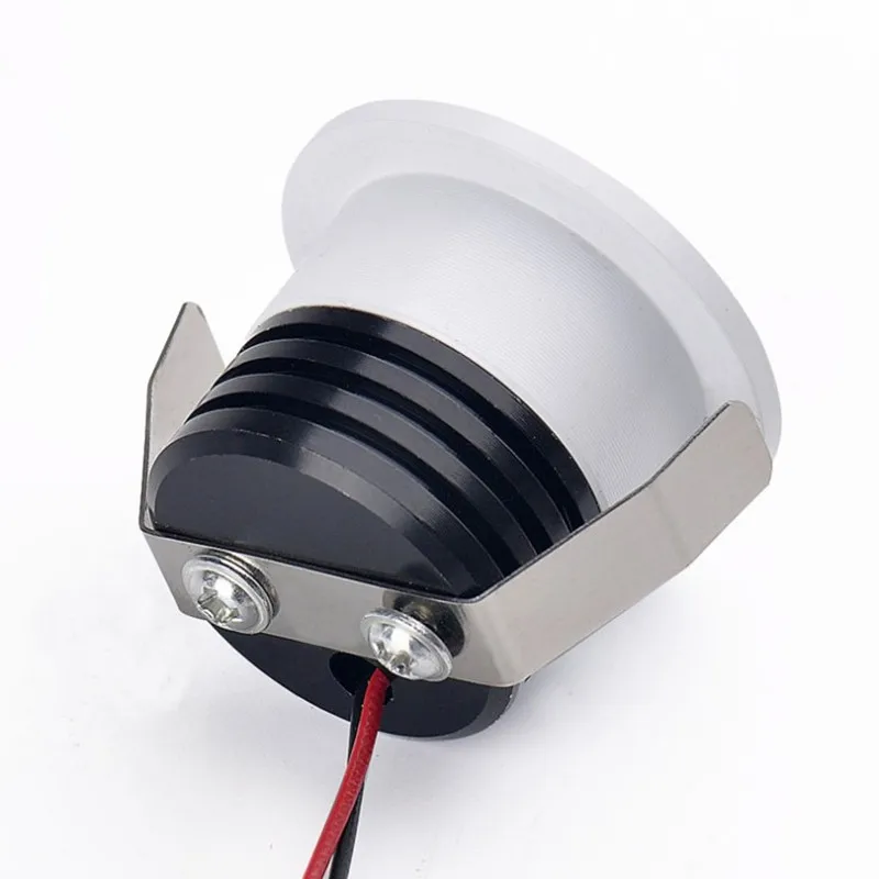 1 Вт, 3W, 5 Вт, затемненный cob светодиодный встраиваемый шкаф, мини-точечный светильник, AC110V, 220 В, мини-светильник, серебристый, белый, круглый корпус, включает светодиодный драйвер