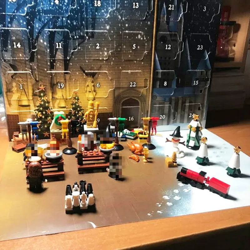 

Bela 11443 Potter Movie Advent Calendar Building Block education Creative Toys Christmas Gift Compatible Magician Potter 75964