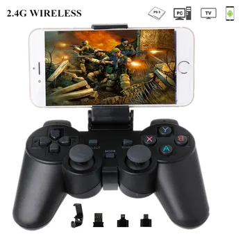 

Wireless Gamepad Fit For PC Android Phone PS3 TV Box 2.4G Wireless Game Controller Joystick For Android Tablet /Smart Phone