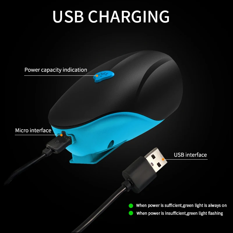 Звонок велосипедный Электрический водонепроницаемый с USB портом 140 дБ|Фонарики и