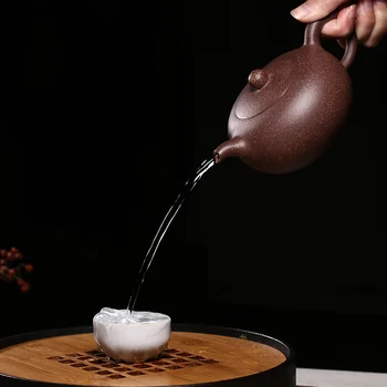 

New style purple sand teapot Tea set tea set teapot High-end travel convenience tea set Household drinking utensils WSHYUFEI