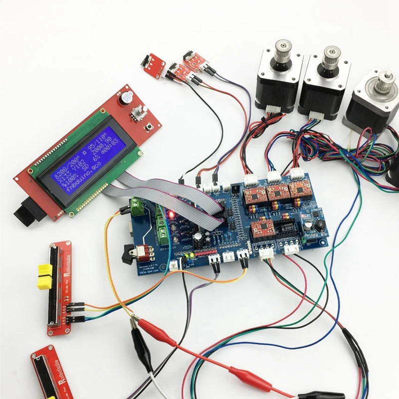 Материнская плата PCB RAMPS1.57 для Ultimaker 3D принтера Поддержка двуглавого ввода|Детали