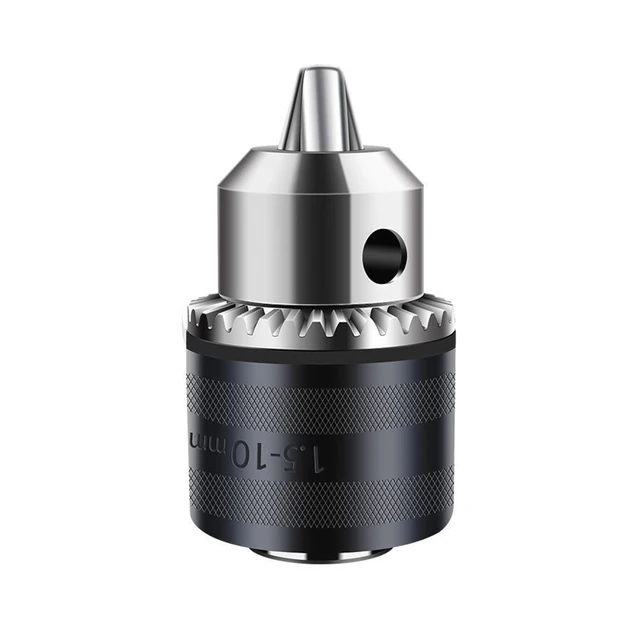 4Inch Electric Angle Grinder To Electric Drill Chuck 10mm Chunk Holder Drill Convert Adapter Collet 1.5 Coarse Thread Accessory black