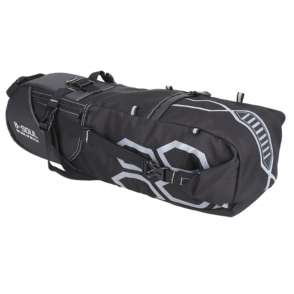 Durable MTB Cycling Saddle Bag, Waterproof Bike Back Seat Pouch, Reliable Bicycle Repair Tools Pocket Pack