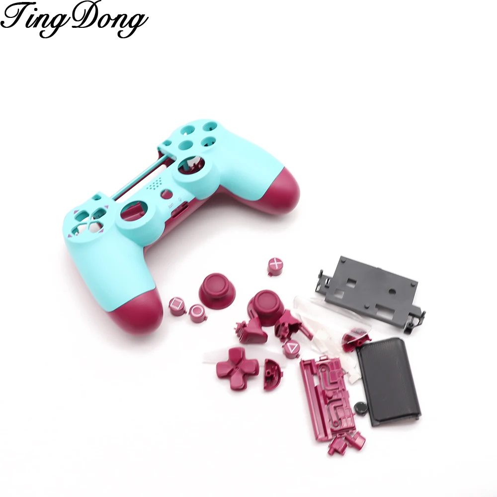 

Replacement Full shell and buttons mod kit For jds 040 JDM 040 DualShock 4 PlayStation 4 PS4 Pro Controller Housing Smooth Case
