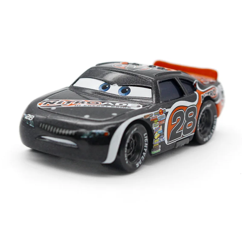 Disney автомобиля из мультфильма студии марка «писар тачки 3 XRS Огонь Серии гоночный автомобиль Lightning McQueen Curz Ramirez Storm Jackson металлические игрушки для детей - Цвет: NO.28 car
