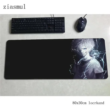 

hunterxhunter mouse pad 80x30cm mats Fashion Computer mouse mat gaming accessories cute 3d mousepad keyboard games pc gamer
