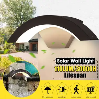 

15W Curve LED Wall Light Outdoor Porch Lights Waterproof Motion Sensor Sconce Lamp Fixture Decor Outdoor Lighting Landscape Lamp