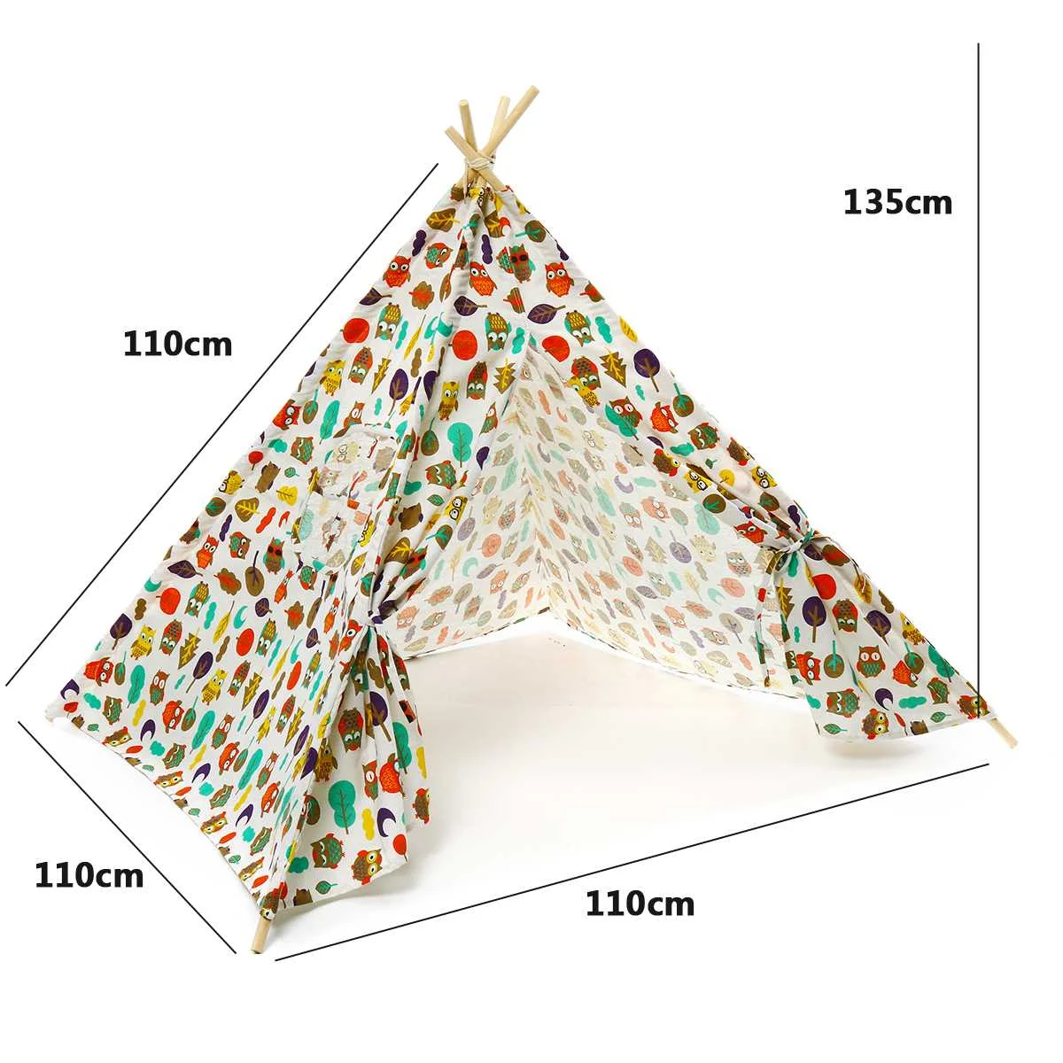 3 типа детская палатка большой небеленый холст Прорезыватель для зубов дети Teepee складной Крытый детский игровой дом Индия палатка-вигвам