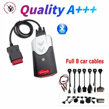 

2020 New VD DS150E CDP Bluetooth USB 2016.00 keygen best relays obd2 scanner cars trucks OBDII diagnostic tool +8 cables choose