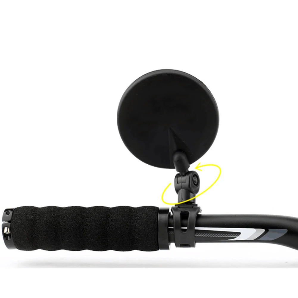

Hot 1 Pair Universal Bicycle Rear View Mirror Adjustable Cycling Handlebar Flexible Safety Rearview Mirrors Bike Accessories MVI