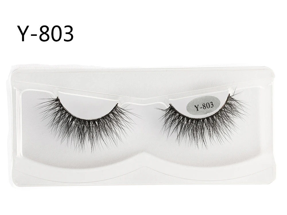 Yelix New Fashion Human False Eyelashes Strip 30 Pairs 3D-8D Mink Fur Lashes Make up Natural Fake Wispy Eyelash Beauty Tools