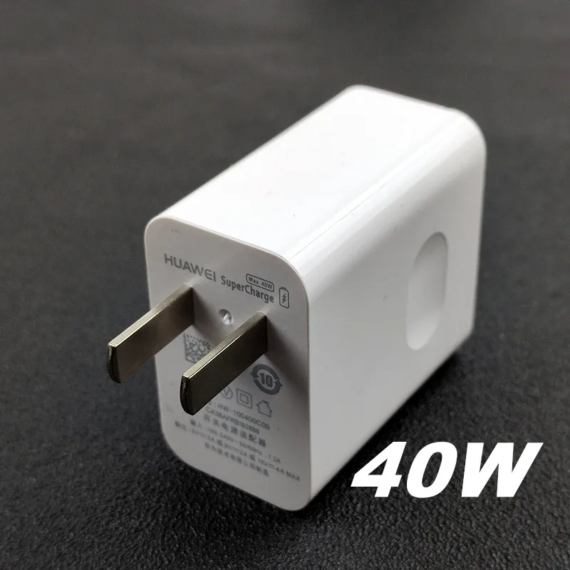 Original Huawei charger 40W 22.5W Supercharge 5A Type C cable For P30 Pro Mate 30 20 10 20 Pro P20 Pro P10 Honor 10X 20 magic 10 powerbank quick charge 3.0 Chargers