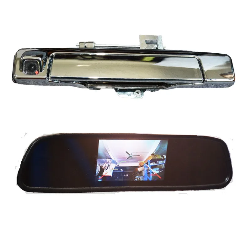 Задняя ручка крышка автомобильная парковочная камера в автомобилях камеры с монитором парковочная система датчик подходит для ISUZU D-MAX DMAX - Название цвета: LCD 4.3 N CAMERA