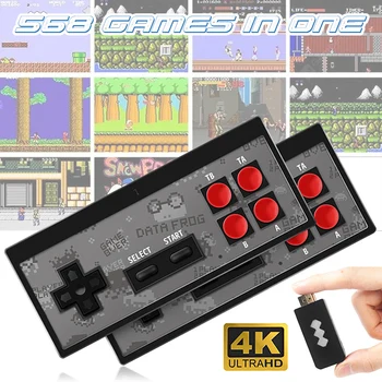 

USB Handheld TV Video Game Console Build In 568/600 Classic Game 8 Bit Mini Video Console Support Dual Players AV/HDMI Output