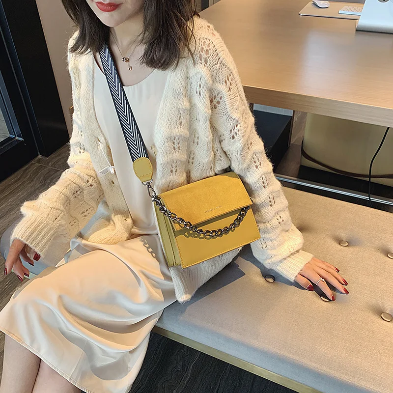 Ретро женская сумка из замши нубука роскошная дизайнерская сумка-мессенджер на плечо модная маленькая квадратная сумка через плечо