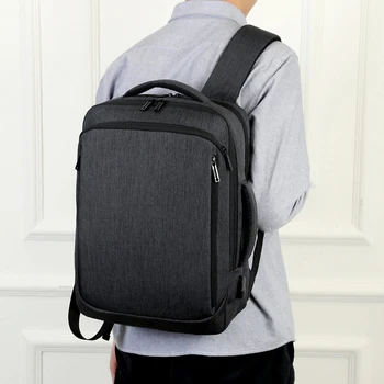 

New 2021 Laptop Backpack Men's Male Backpack Business Notebook Mochila Waterproof Back Backpack USB Charging Bag Travel Backpack