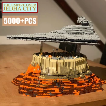 

MOC First Order Star Destroyer Starwars The Empire Over Jedha Fit Star Wars MOC-18916 Model Building Blocks Bricks Toys birthday