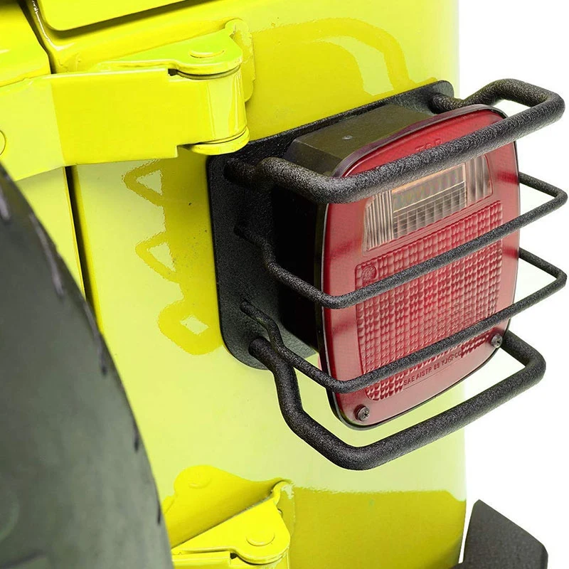 

Taillight Tail Light Guards Steel Protector Fit for 97-06 Jeep Wrangler TJ YJ