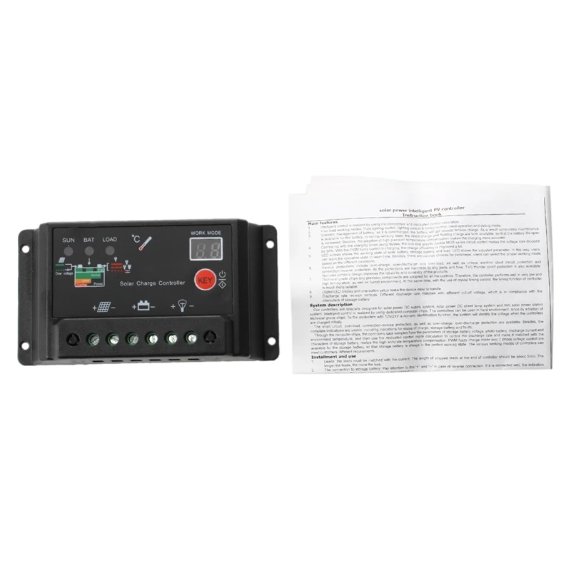 20A 12 V/24 V Солнечная Панель зарядное устройство Регулятор зарядки