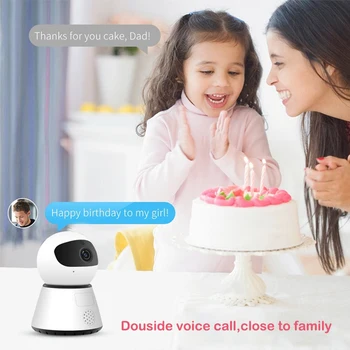 

Wifi Movetion Detection Infrared Home Security Surveillance Wifi Camera Cloud Service 720/1080P PTZ Wireless Mini IP Camera
