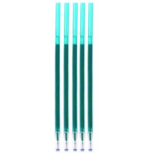 Erasable Pen Washable Handle Blue/Black/Red 0.5mm Kawaii Pen Refill Rod for Office Supplies Student Exam Writing Spare pens green-Refill-5pcs