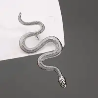 Gold Color Snake Brooches Women Men Lady Luxury Metal Snake Animal Brooch Pins Party Casual Fashion Jewelry Gifts - Image 6