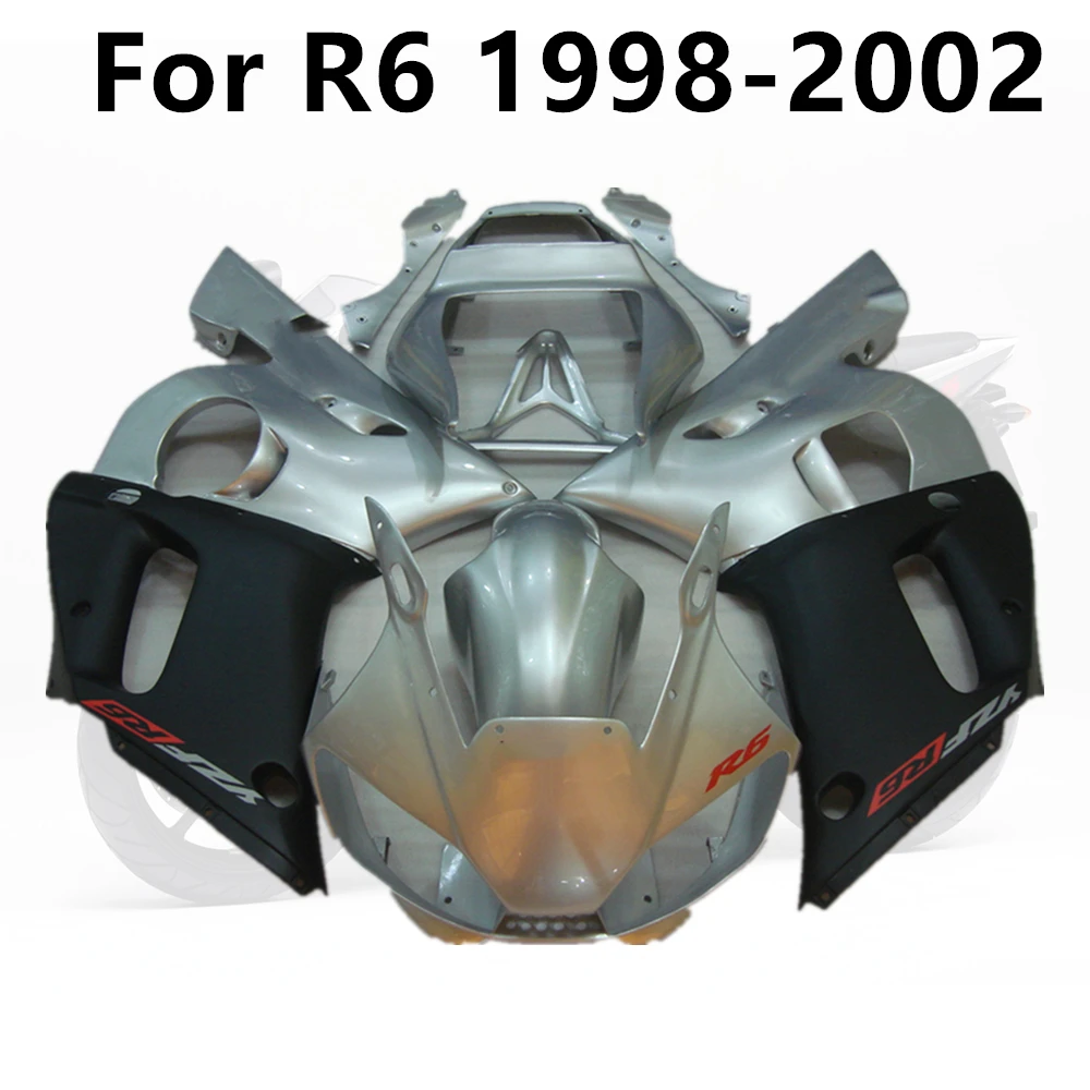 Инъекции Cowling мотоцикл полный обтекатель наборы для YAMAHA R6 1998 1999 2000 2001 2002 98 99 01 02