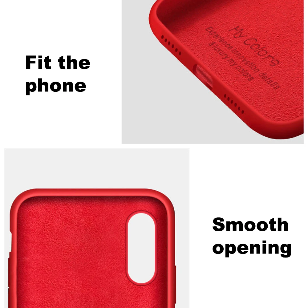 Однотонный силиконовый чехол s для iphone XR X XS Max 6 6S 7 8 Plus 11 11Pro Max милый мягкий модный чехол для телефона 12,3