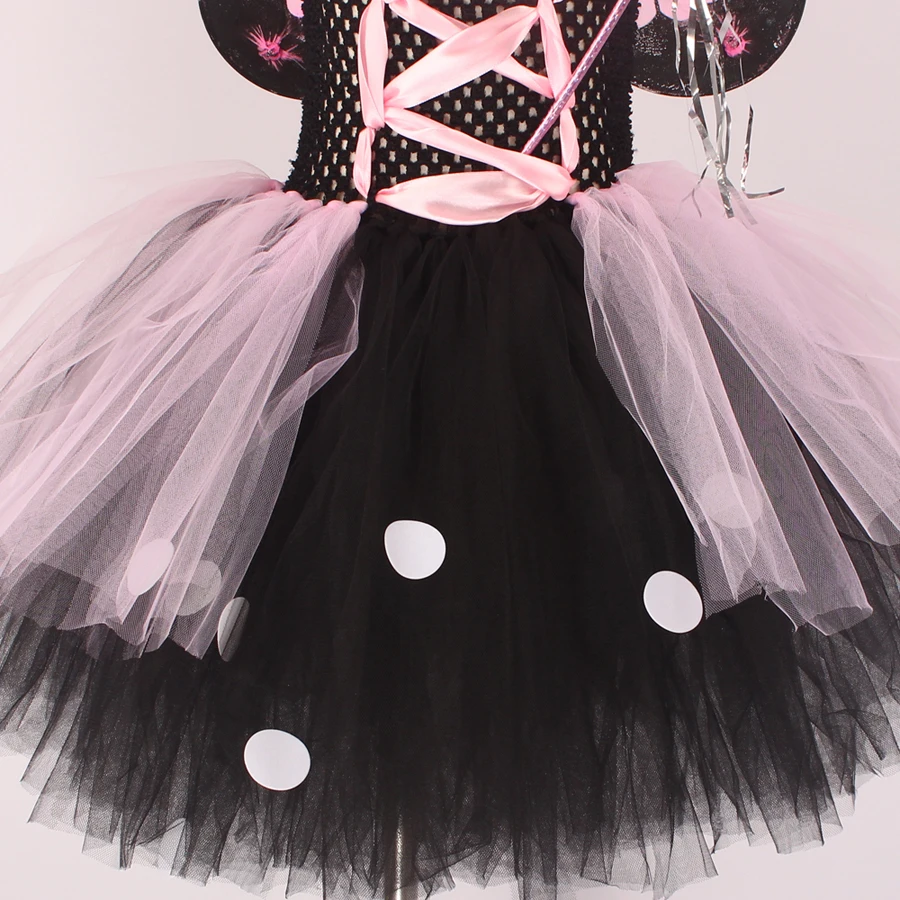 Girls Monarch Butterfly Fairy Costume Kids Flower Tutu Dress with Wings Girls Insect Animal Halloween Party Dress Up Dress (12)