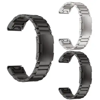 

For Garmin Forerunner 935 945 / fenix 5 /5 plusTitanium Alloy WatchBand Straps Bracelet Replacement Smart watch accessories #101