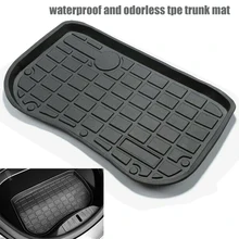 Mayitr 1 шт. модель 3 TPE перед грузовым лотком багажник коврик черный резиновый для Tesla модель 3- аксессуары