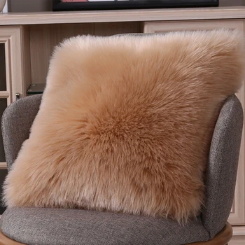 

Zipper Closure Home Decor Solid Bedding Washable Universal 45x45cm Pillow Case Soft Plush Hotel Cushion Cover Square Living Room