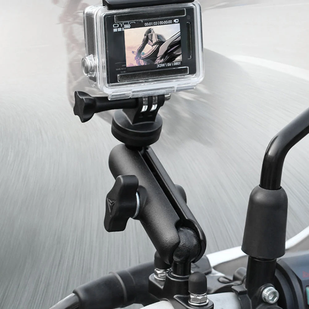 Gopro Mount Holder For Motorcycle Accessories Handlebar Mirror Stand